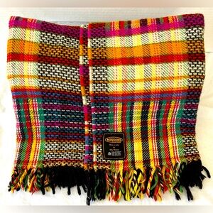 Missoni Masters Vintage Made in Italy by T&J Vestor Wool Throw Blanket